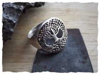 Ring "Weltenbaum Yggdrasil" aus Silber