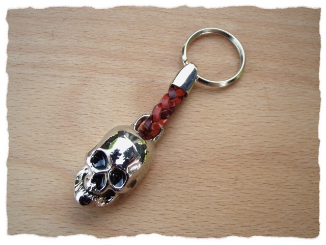 Schlüsselanhänger Totenkopf - Schlüsselring