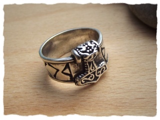 Ring &quot;Thors Hammer&quot; aus Silber