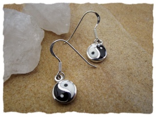 Ohrringe "Yin und Yang" aus Silber