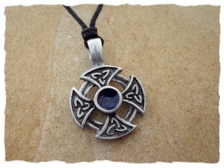 Amulett &quot;Keltisches Kreuz&quot; Schwarz