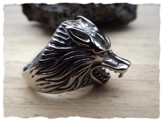 Ring "Wolf" aus Edelstahl