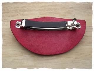 Wikinger Haarspange "Mjölnir" mit Clip Rot