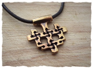 Hiddensee-Kreuz aus Bronze