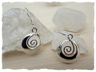 Ohrhänger "Spirale" aus Silber