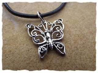 Schmetterling aus Silber