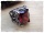 Ring aus Edelstahl mit rotem Stein US10/62