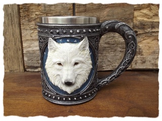 Trinkkrug "Weißer Wolf"