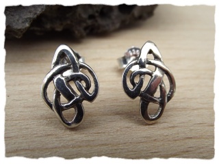 Ohrstecker "Keltischer Knoten" aus Silber