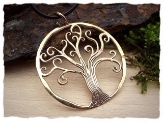 Amulett "Lebensbaum"  aus Bronze