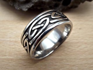 Edelstahlring Knotenmuster "Celtic"