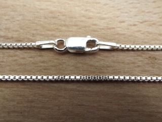 Schmale Venezianerkette 56cm aus Silber